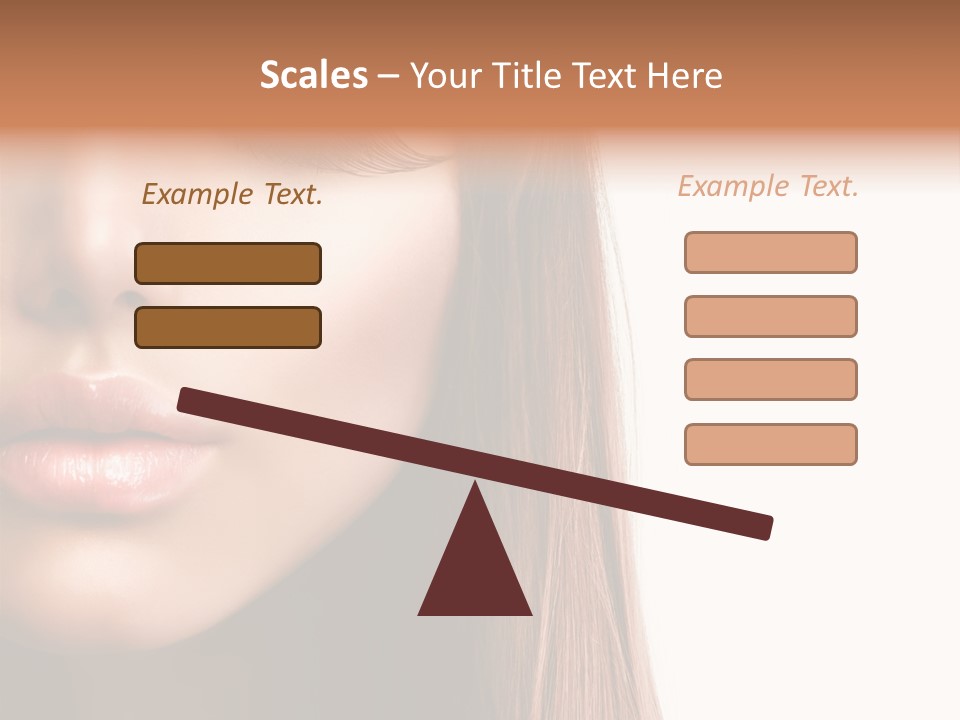 Natural Hairstyle Ginger PowerPoint Template