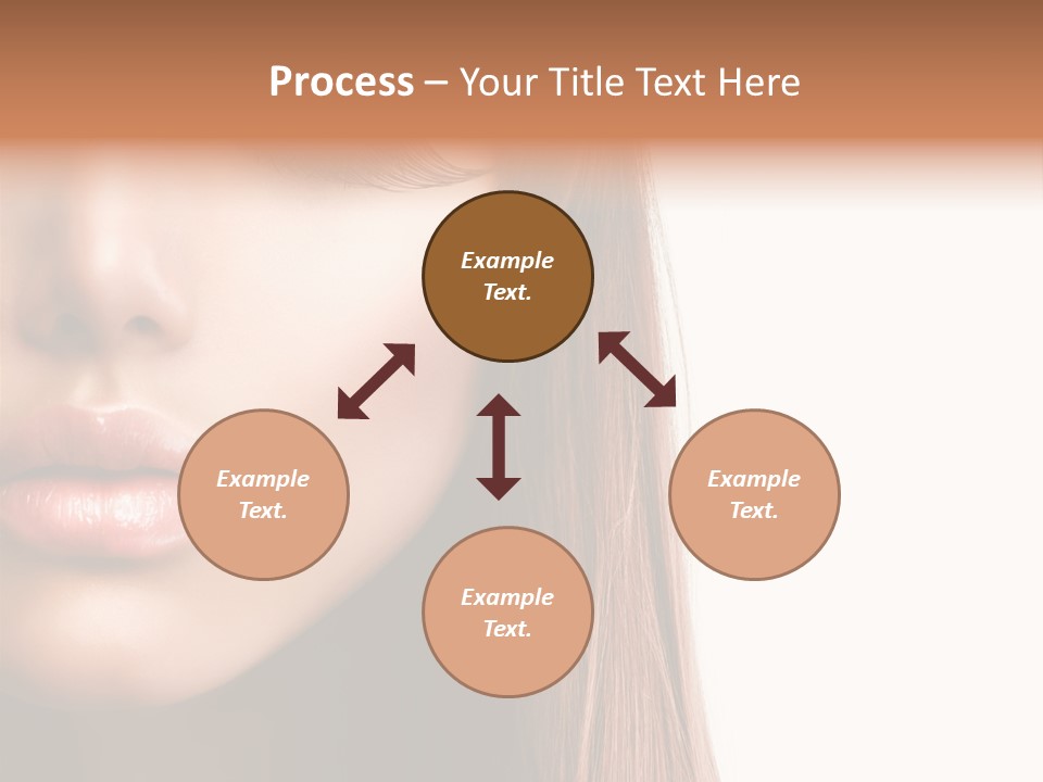 Natural Hairstyle Ginger PowerPoint Template