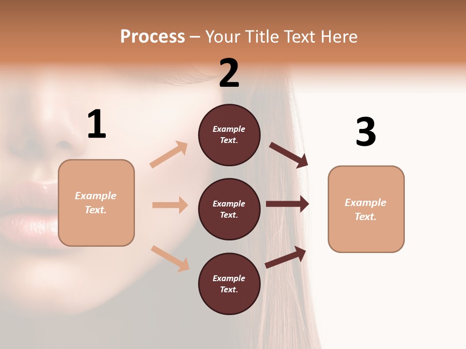 Natural Hairstyle Ginger PowerPoint Template