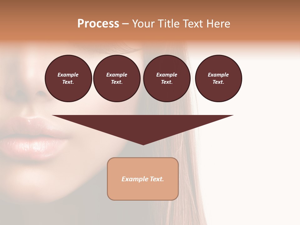 Natural Hairstyle Ginger PowerPoint Template