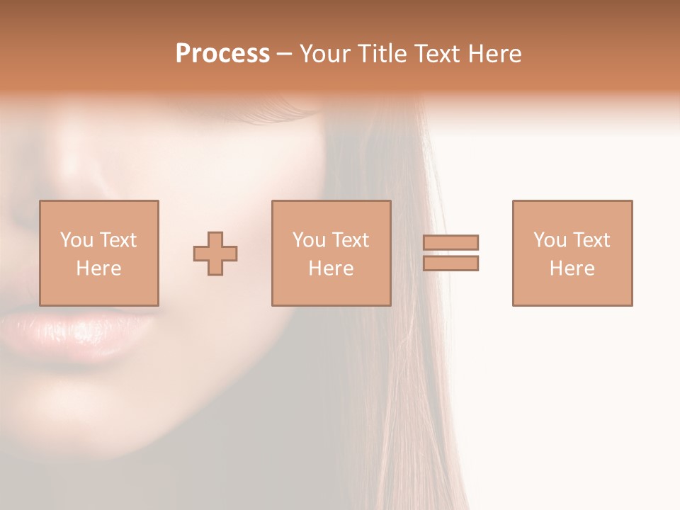 Natural Hairstyle Ginger PowerPoint Template