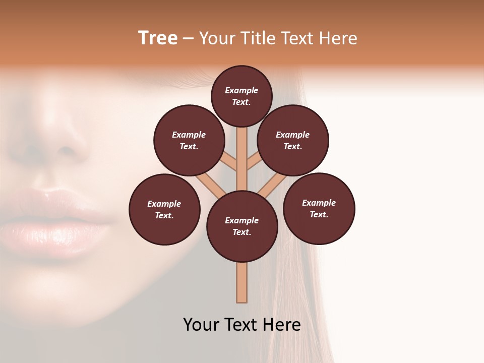 Natural Hairstyle Ginger PowerPoint Template