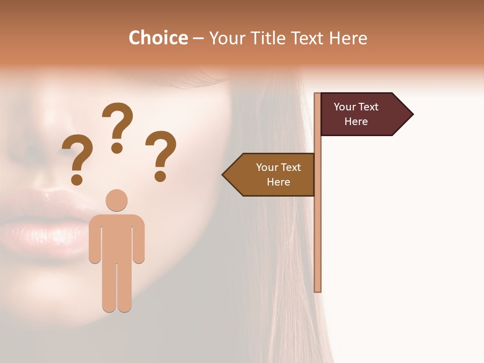 Natural Hairstyle Ginger PowerPoint Template