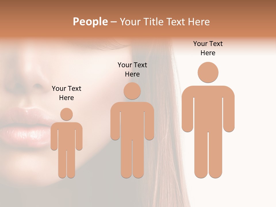 Natural Hairstyle Ginger PowerPoint Template