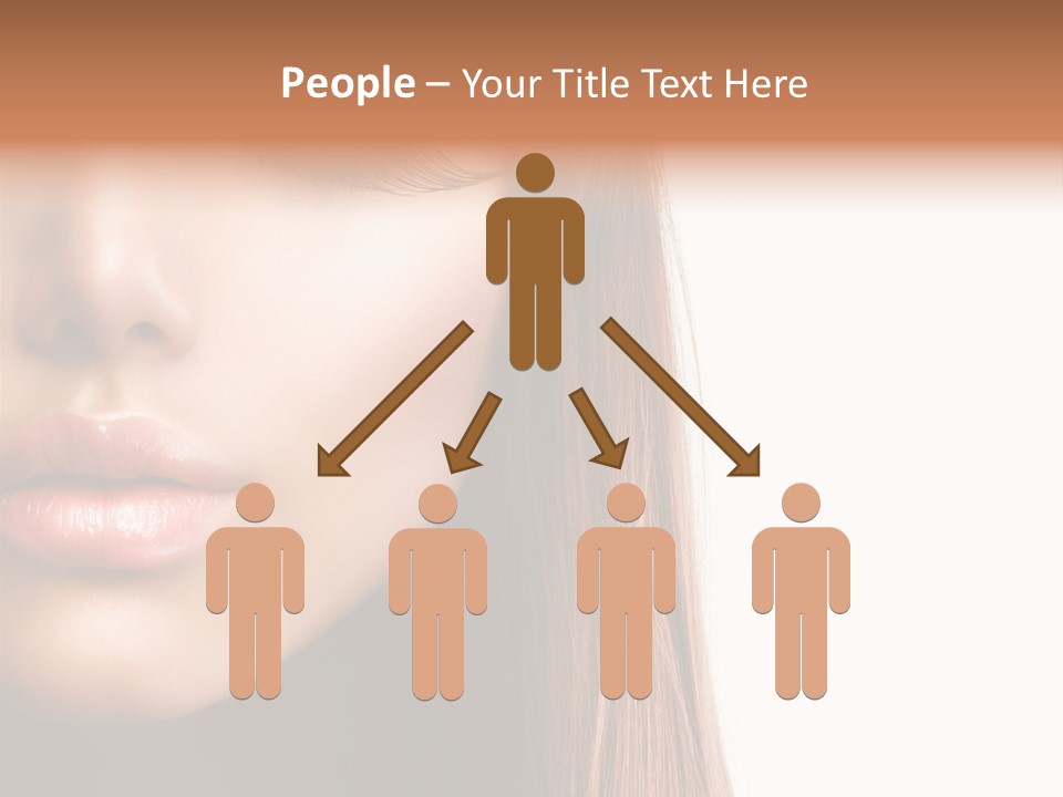 Natural Hairstyle Ginger PowerPoint Template