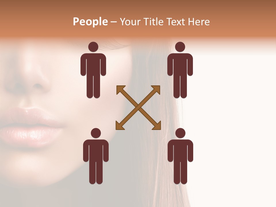 Natural Hairstyle Ginger PowerPoint Template