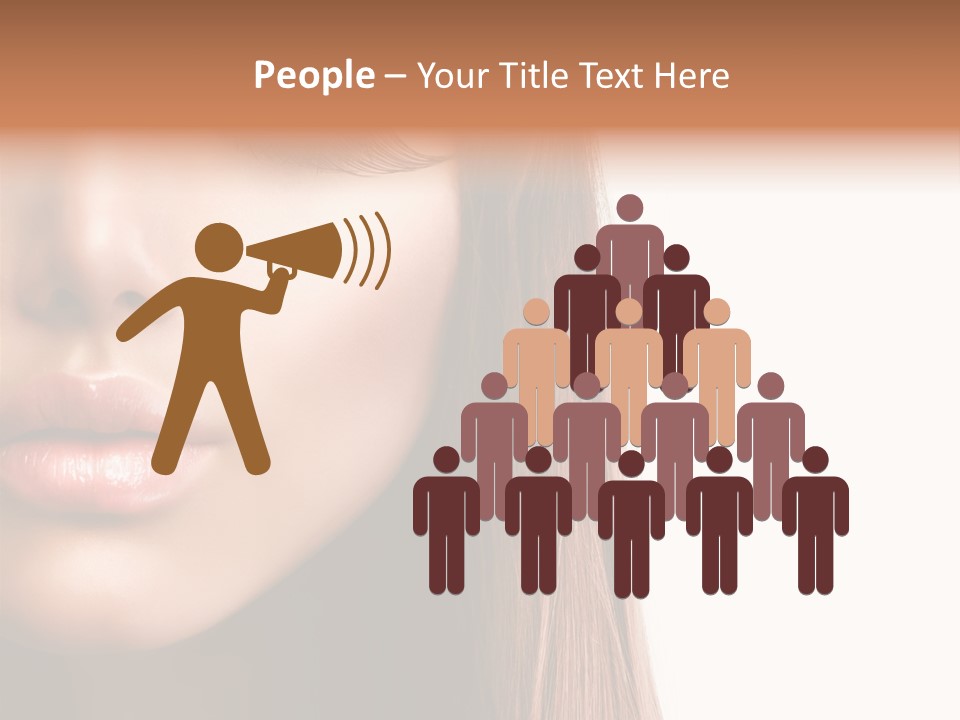 Natural Hairstyle Ginger PowerPoint Template