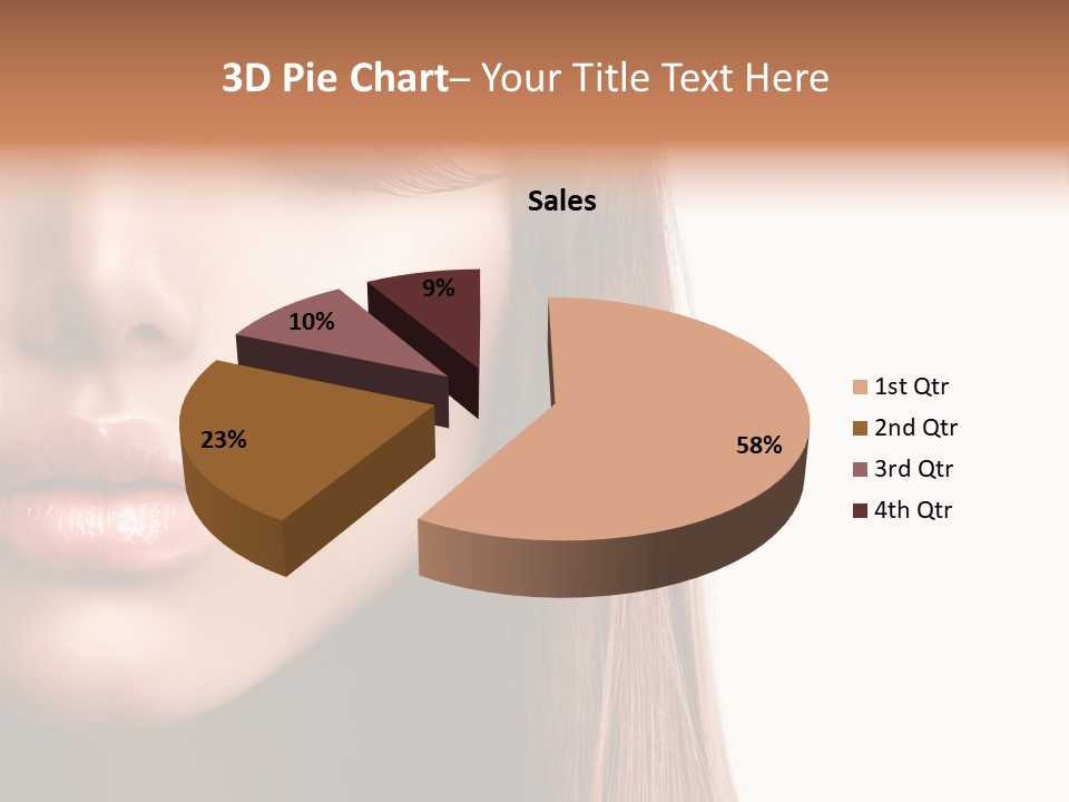 Natural Hairstyle Ginger PowerPoint Template
