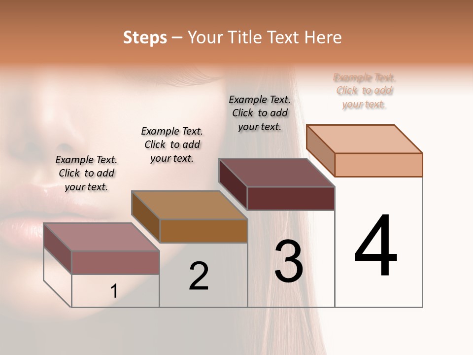 Natural Hairstyle Ginger PowerPoint Template