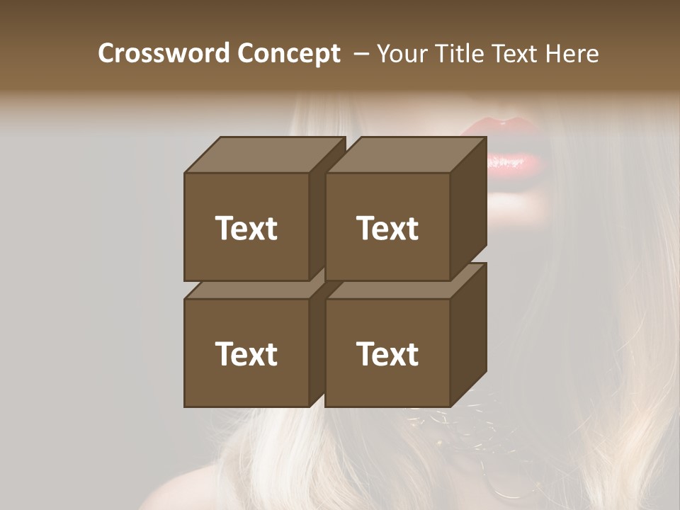 Lipgloss Face Health PowerPoint Template