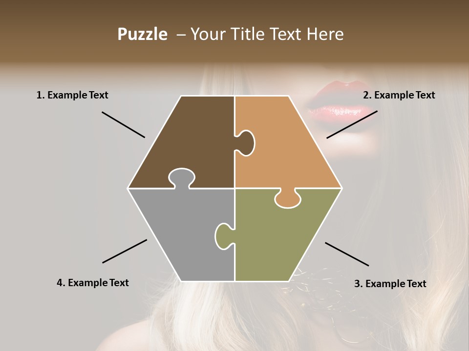 Lipgloss Face Health PowerPoint Template