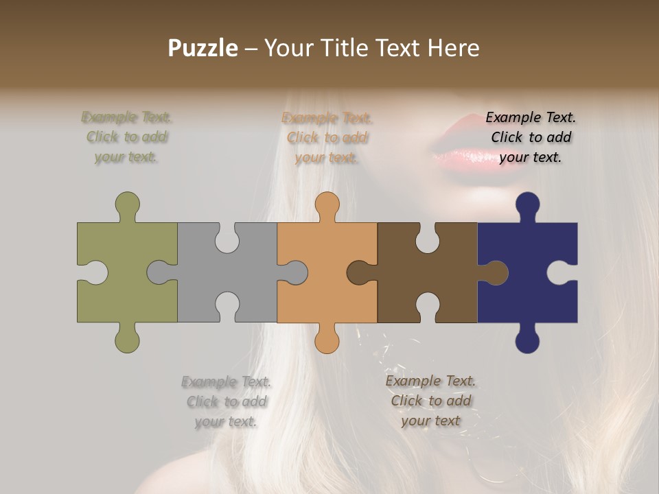 Lipgloss Face Health PowerPoint Template