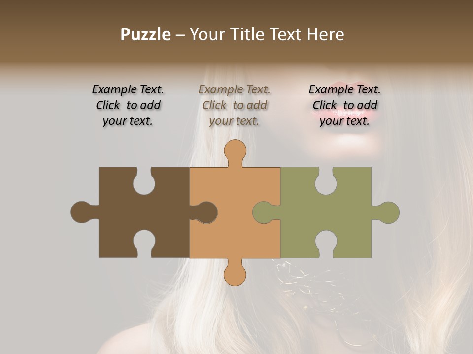 Lipgloss Face Health PowerPoint Template