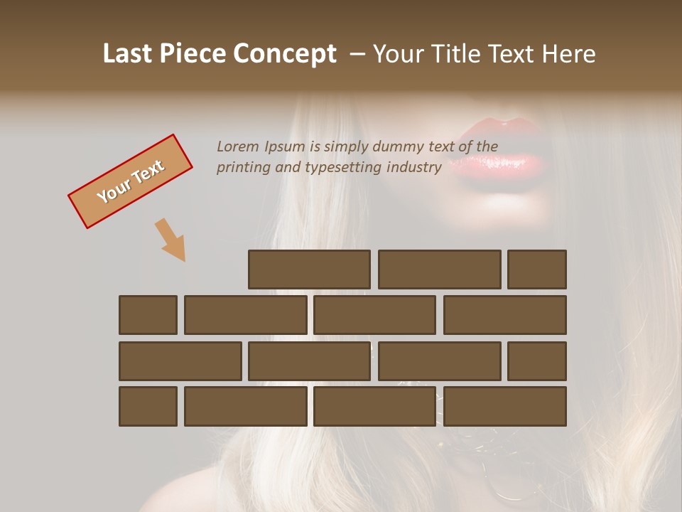 Lipgloss Face Health PowerPoint Template