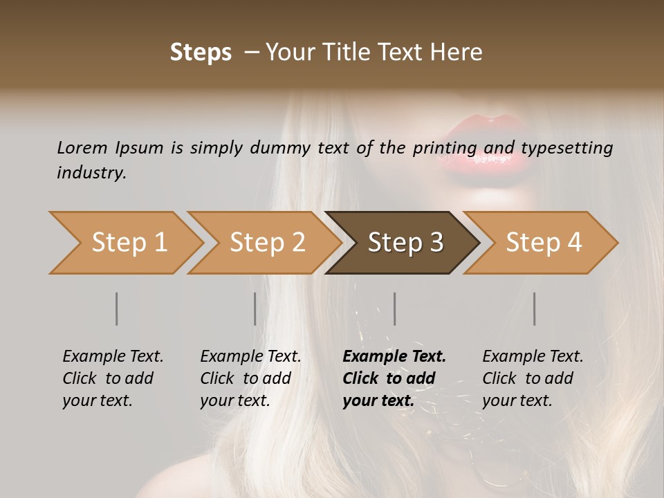 Lipgloss Face Health PowerPoint Template