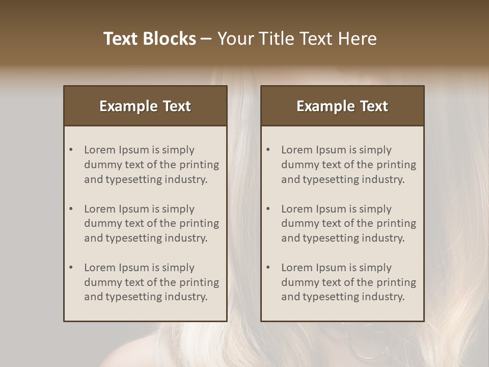 Lipgloss Face Health PowerPoint Template