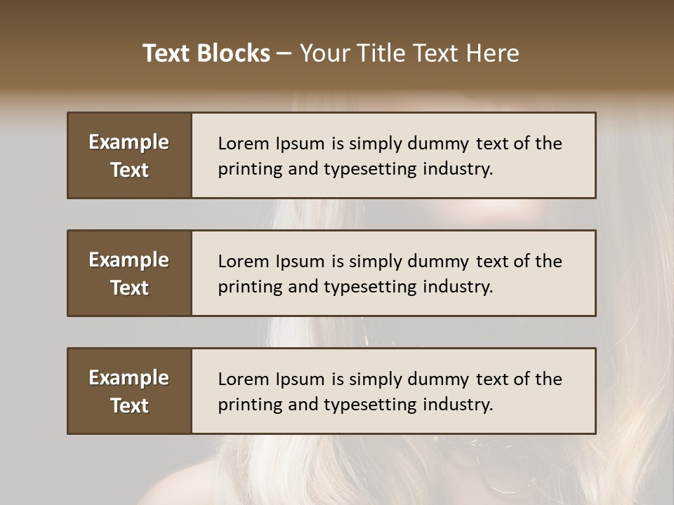 Lipgloss Face Health PowerPoint Template