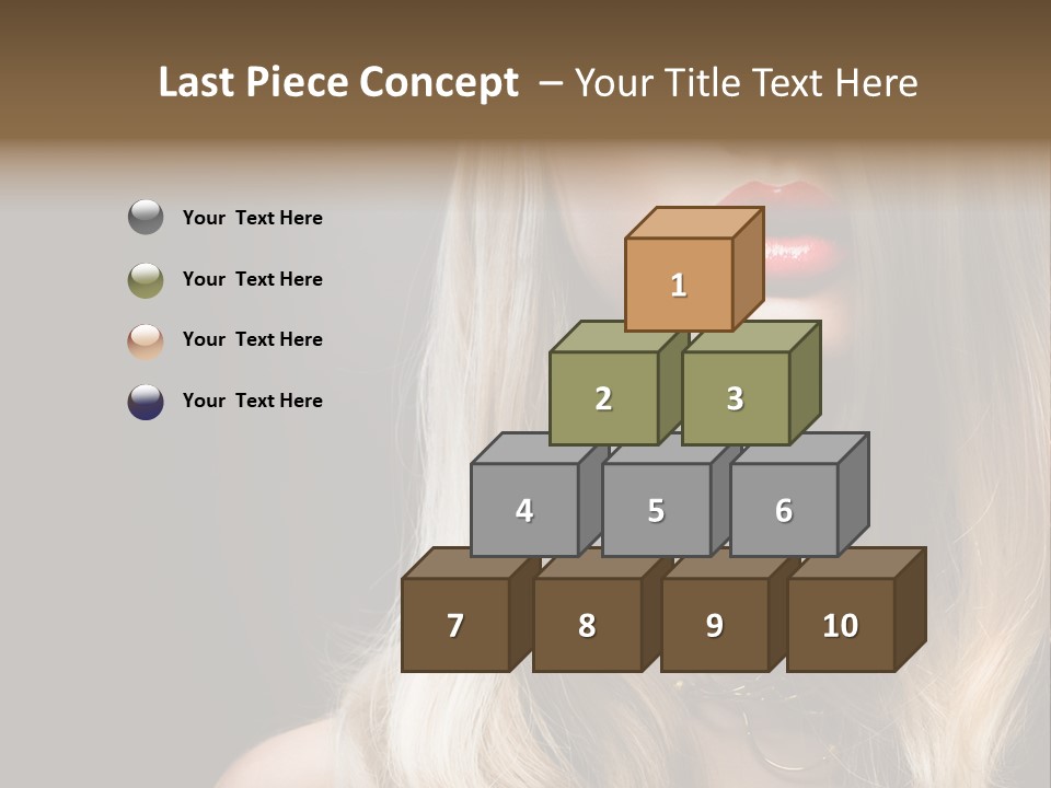 Lipgloss Face Health PowerPoint Template