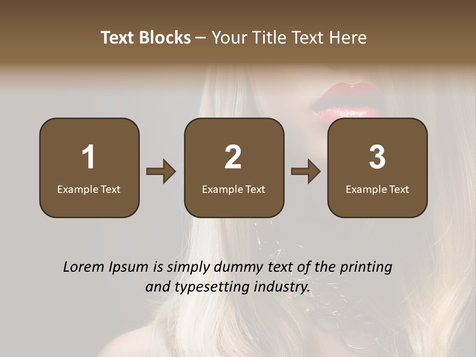 Lipgloss Face Health PowerPoint Template