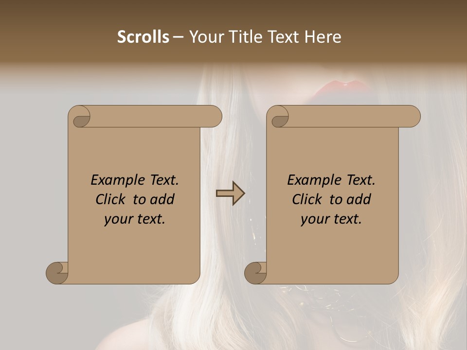 Lipgloss Face Health PowerPoint Template