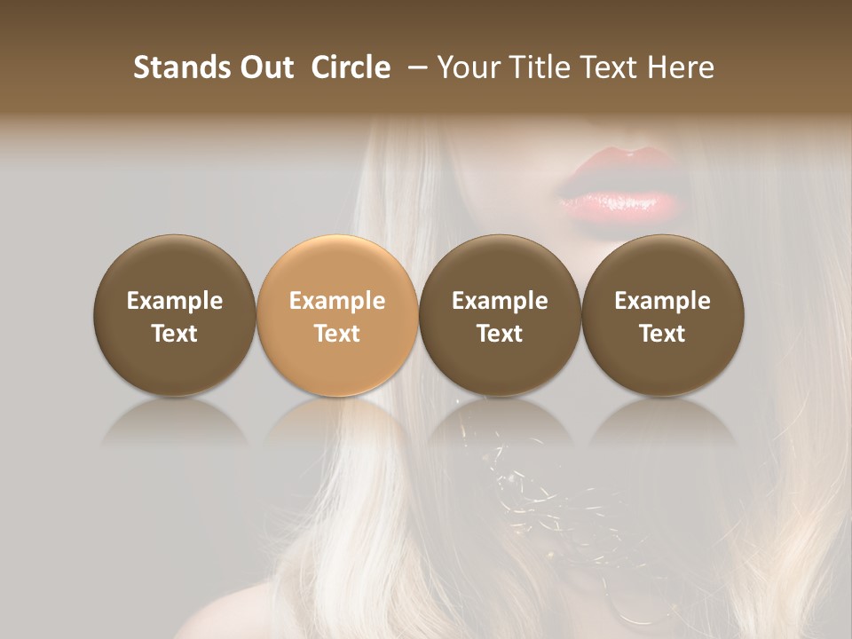 Lipgloss Face Health PowerPoint Template