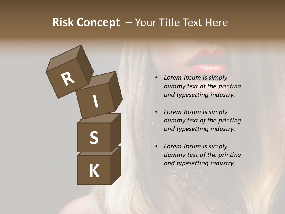 Lipgloss Face Health PowerPoint Template