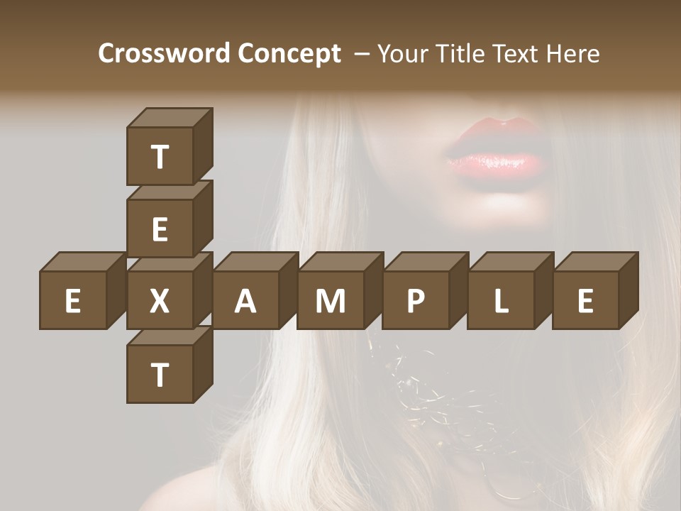 Lipgloss Face Health PowerPoint Template