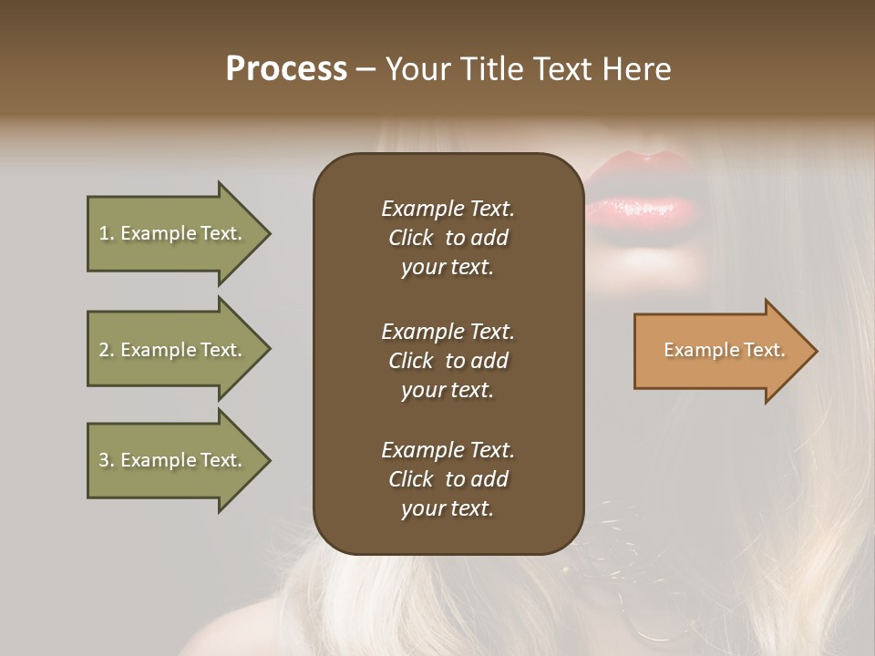 Lipgloss Face Health PowerPoint Template