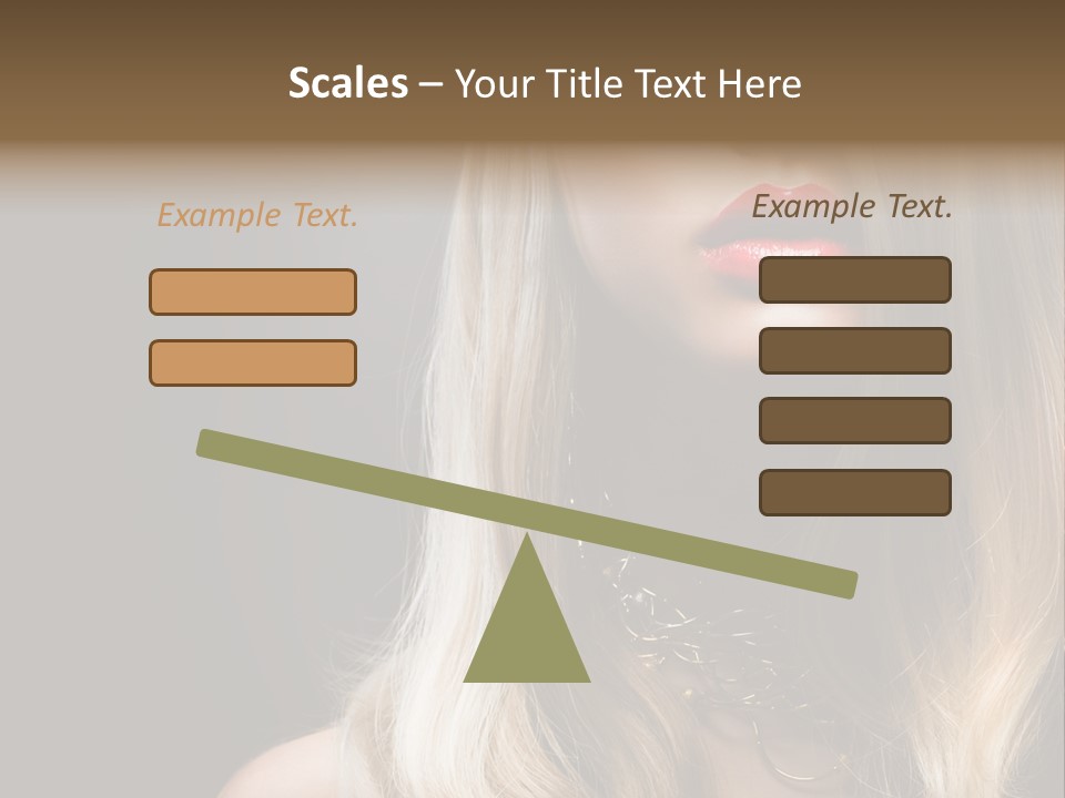 Lipgloss Face Health PowerPoint Template
