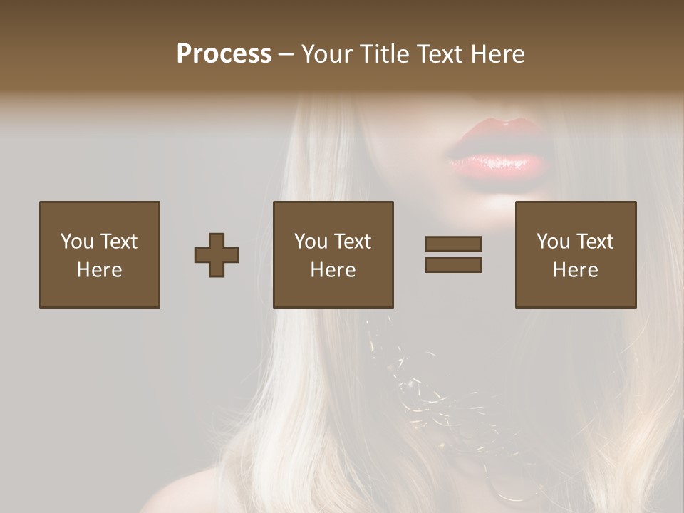 Lipgloss Face Health PowerPoint Template