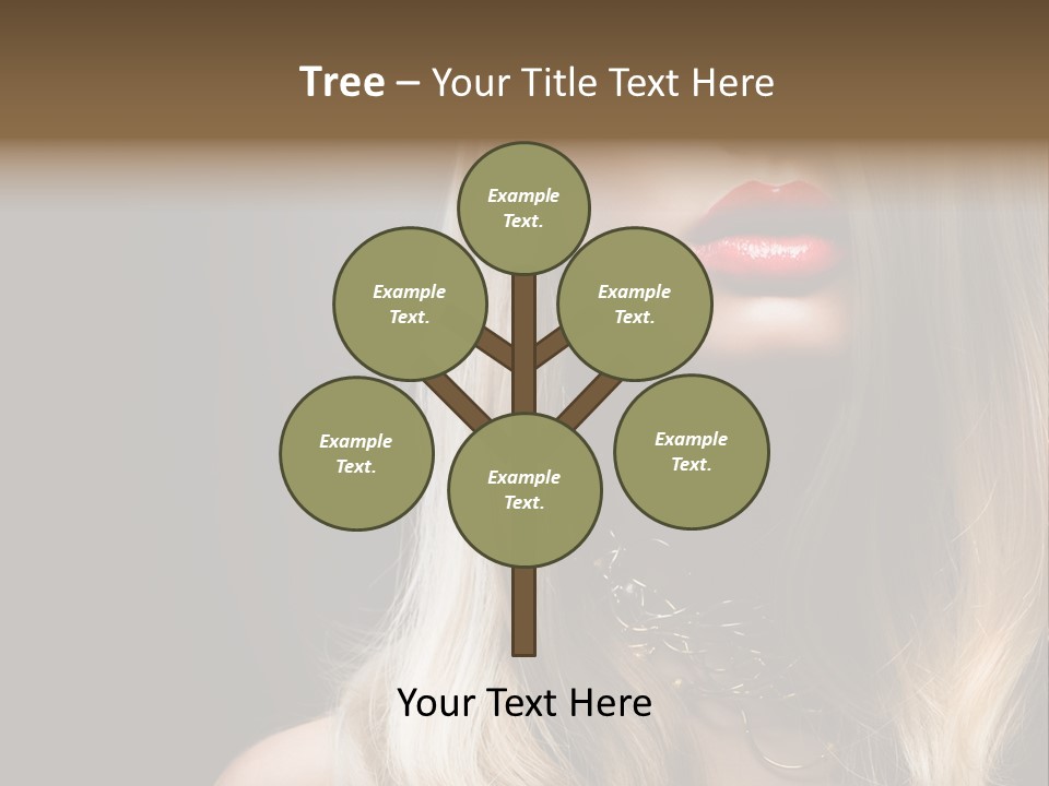 Lipgloss Face Health PowerPoint Template