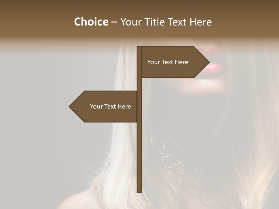 Lipgloss Face Health PowerPoint Template