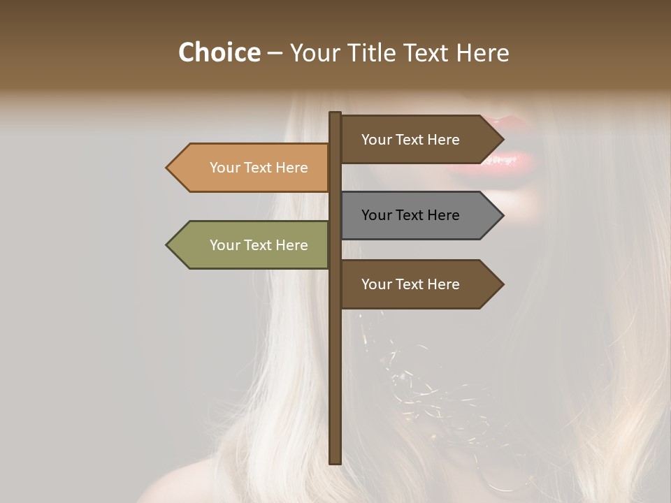 Lipgloss Face Health PowerPoint Template