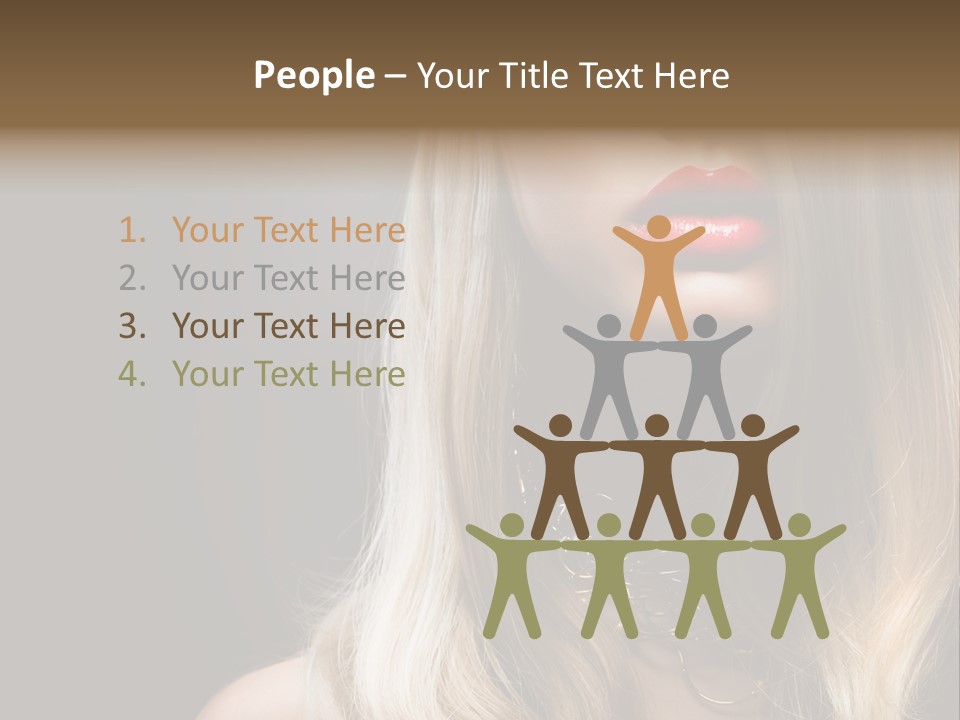 Lipgloss Face Health PowerPoint Template