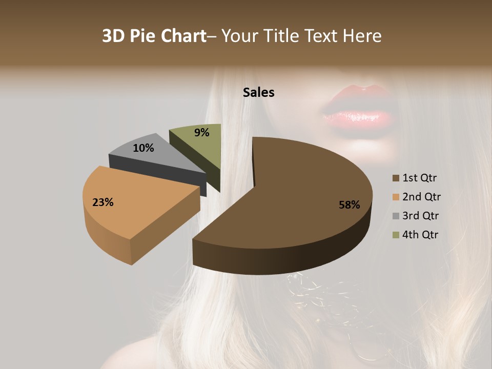 Lipgloss Face Health PowerPoint Template