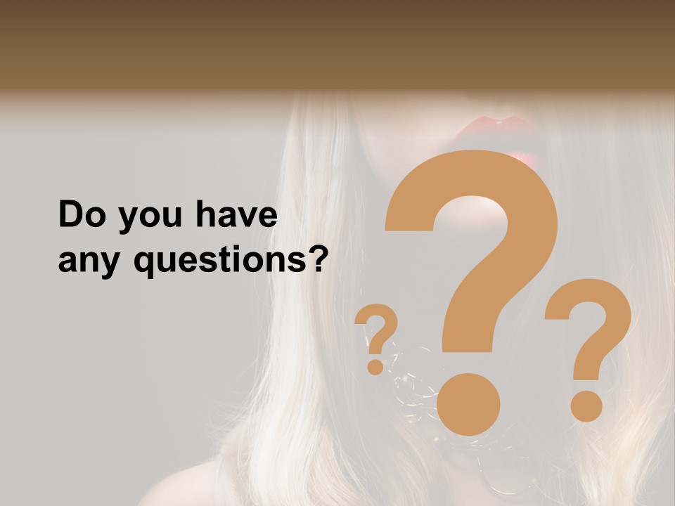 Lipgloss Face Health PowerPoint Template