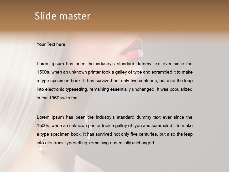 White Extension Luxury PowerPoint Template