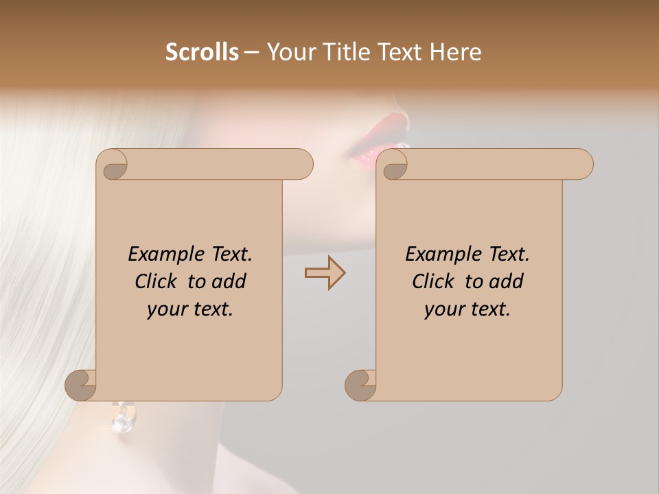 White Extension Luxury PowerPoint Template