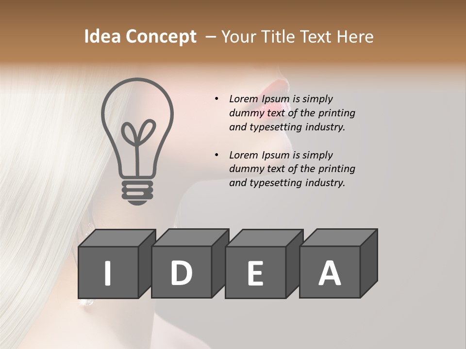 White Extension Luxury PowerPoint Template