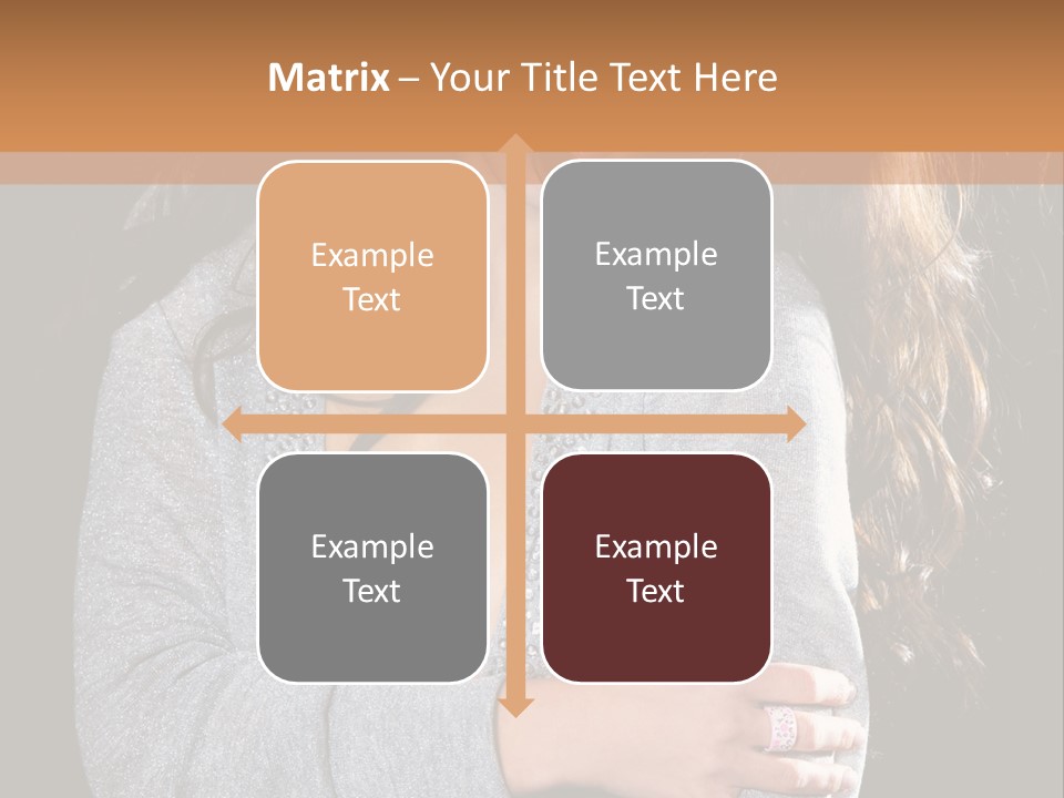 Fashion Look Decollete PowerPoint Template