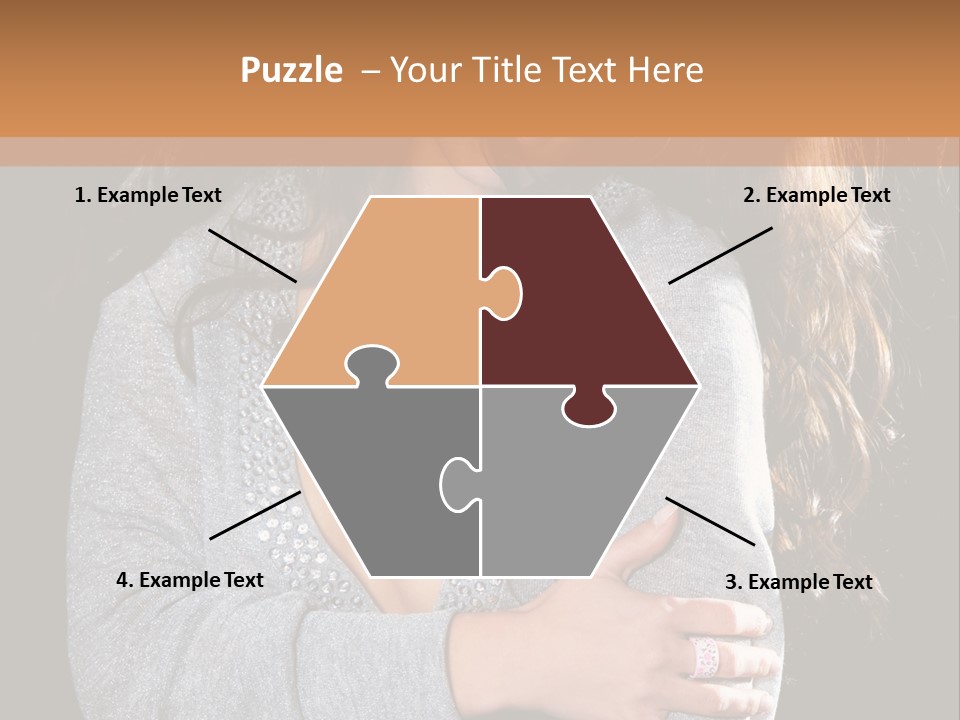 Fashion Look Decollete PowerPoint Template