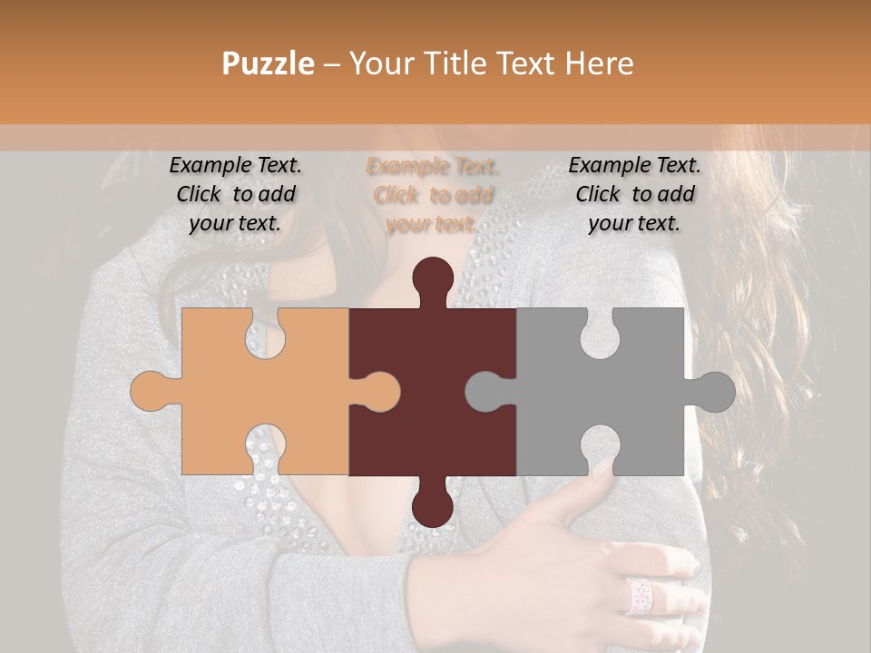 Fashion Look Decollete PowerPoint Template