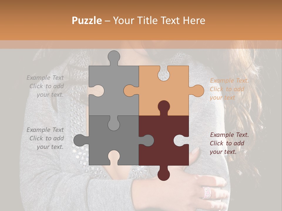 Fashion Look Decollete PowerPoint Template