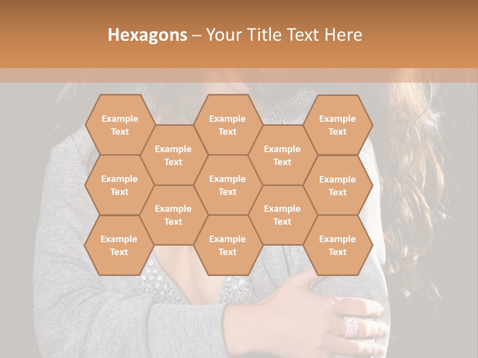 Fashion Look Decollete PowerPoint Template