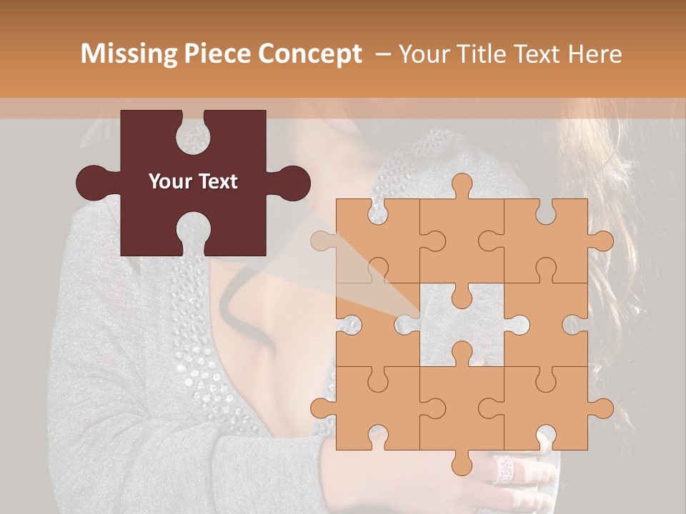 Fashion Look Decollete PowerPoint Template