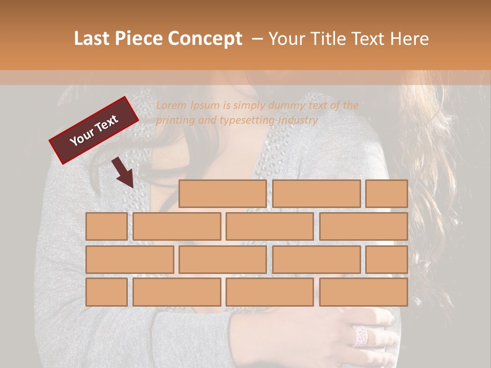 Fashion Look Decollete PowerPoint Template