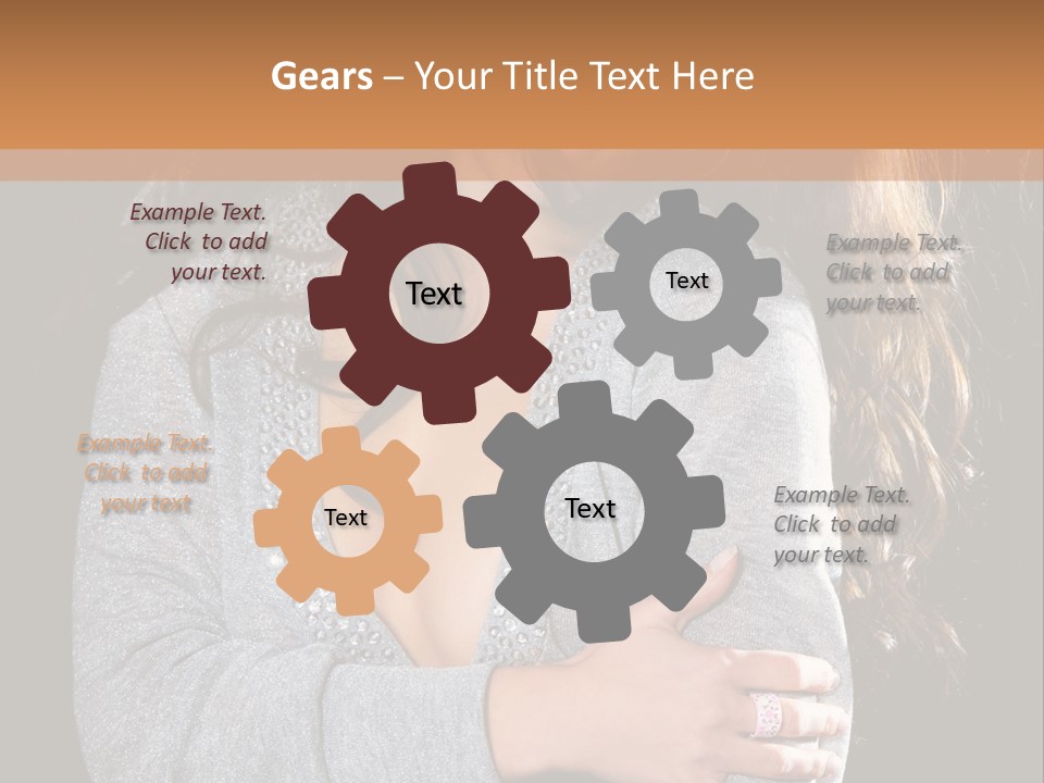 Fashion Look Decollete PowerPoint Template