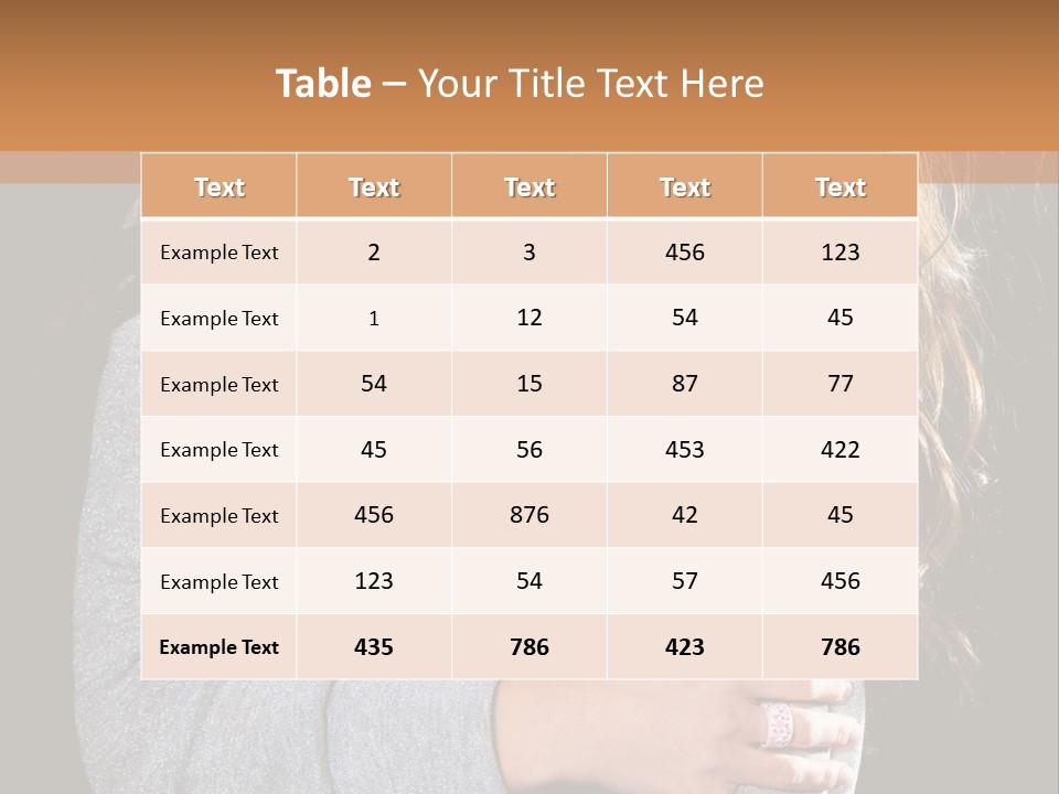 Fashion Look Decollete PowerPoint Template
