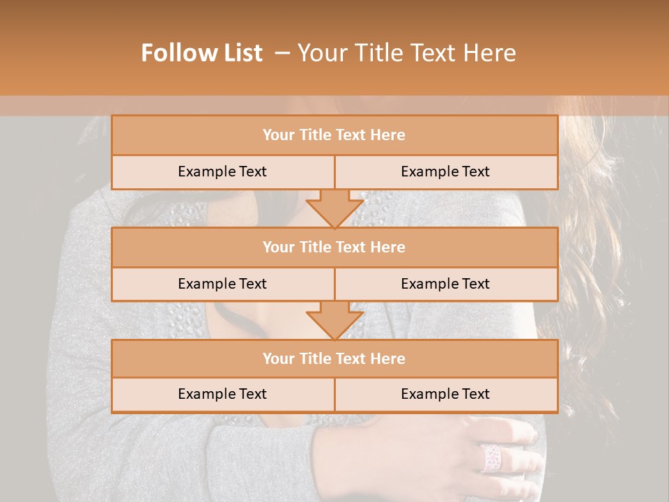 Fashion Look Decollete PowerPoint Template