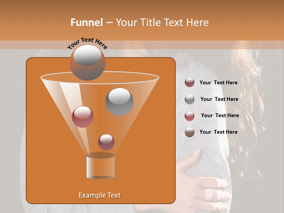Fashion Look Decollete PowerPoint Template